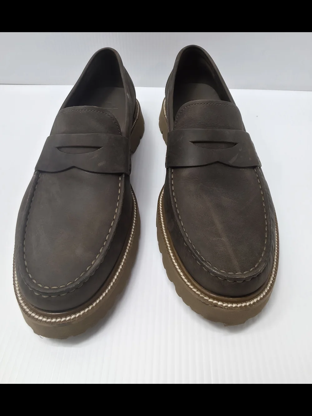 Cole Haan American Classics Penny Loafers Mens 8M Brown Leather C38890 Grand 360